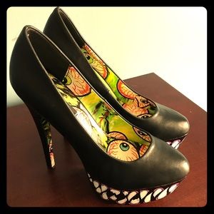 Iron fist size 8 Timmy chew super sexy hi heels